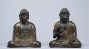 銅造釈迦多宝如来坐像