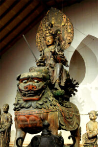 山形県　亀岡文殊　文殊菩薩像